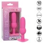 CALEXOTICS - FIRST TIME SONDE ANAL PLUG PERLÉE 10 VIBRATIONS ROSE