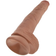 KING COCK - CAZZO CON PALLE 35,6 CM - FLESH
