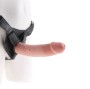 KING COCK - IMBRACATURA PER CAZZO KING CON PENE NATURALE REALISTICO 22,9 CM