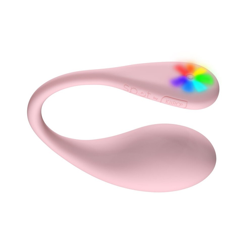 KIIROO - VIBRATEUR SPOT KISS ME EN FORME DE U ROSE