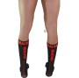 MACHO - CHAUSSETTES FINES TAILLE UNIQUE NOIR/ROUGE