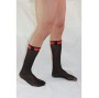 MACHO - CHAUSSETTES FINES TAILLE UNIQUE NOIR/ROUGE