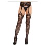 LEG AVENUE - CALZE IN PIZZO CON GIARRETTIERE NERE