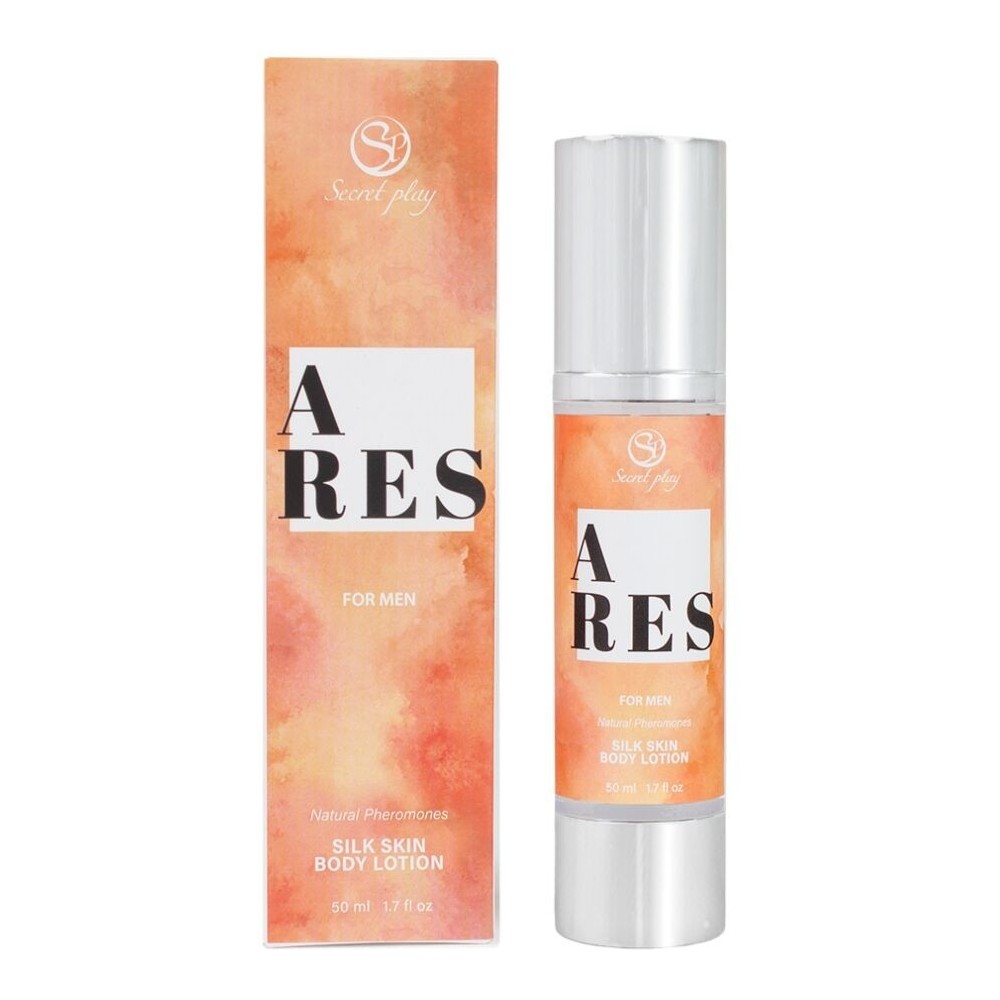 SECRETPLAY - ARES LOTION POUR LA PEAU À LA SOIE POUR HOMMES 50 ML