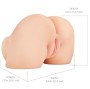 PDX ELITE - SHAKETHAT ASS REALISTIC VAGINA AND ANUS MASTURBATOR WITH VIBRATION