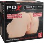 PDX ELITE - SHAKETHAT ASS MASTURBADOR REALISTA DE VAGINA E ÂNUS COM VIBRAÇÃO