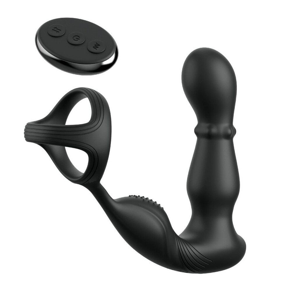 COLEÇÃO ANAL FANTASY ELITE - ANEL ANAL VIBRANTE E MASSAGEADOR COM CONTROLE REMOTO