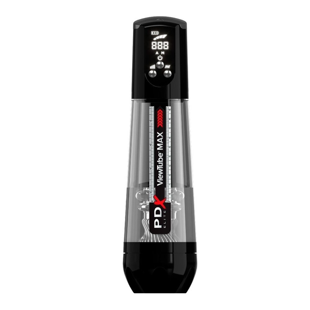 PDX ELITE - VIEWTUBE MAX VIEW AUTOMATISCHER MASTURNADOR MIT TRANSPARENTER ABSAUGUNG