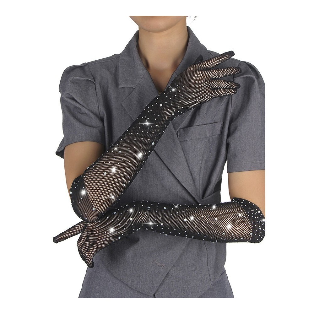 SUBBLIME - 957469GANTS SHINE TRANSPARENTS NOIRS S/M