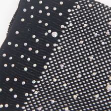 SUBBLIME - 957469SHINE TRANSPARENT GLOVES BLACK S/M