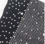 SUBBLIME - 957469SHINE TRANSPARENT GLOVES BLACK S/M