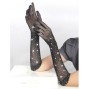 SUBBLIME - 957469 LUVAS TRANSPARENTES SHINE PRETAS S/M