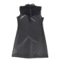 SUBBLIME - 957544 ABITO IN PELLE CON COLLO IN PIZZO NERO S/M