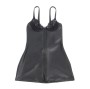 SUBBLIME - 957568 ROBE ZIPPÉE EN CUIR NOIR S/M