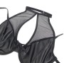 SUBBLIME - 957599 ENSEMBLE SOUTIEN-GORGE ET JUPE EN CUIR NOIR L/XL