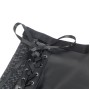 SUBBLIME - 957599 ENSEMBLE SOUTIEN-GORGE ET JUPE EN CUIR NOIR L/XL