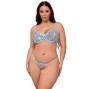 SUBBLIME - 957636 BH- UND SLIP-SET MIT BLUMENSTICKEREI HIMMELBLAU L/XL