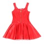 SUBBLIME - 957681 HEART ZIPPER LEATHER DRESS RED S/M