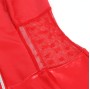 SUBBLIME - 957728 VESTIDO DE COURO COM ZÍPER DE RENDA VERMELHO S/M