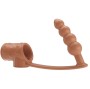 PRETTY LOVE - PENISHÜLLE MIT ANALPLUG NATUR
