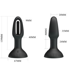 PRETTY LOVE - HUBERT ANAL PLUG CON 7 MODALITÀ DI VIBRAZIONE