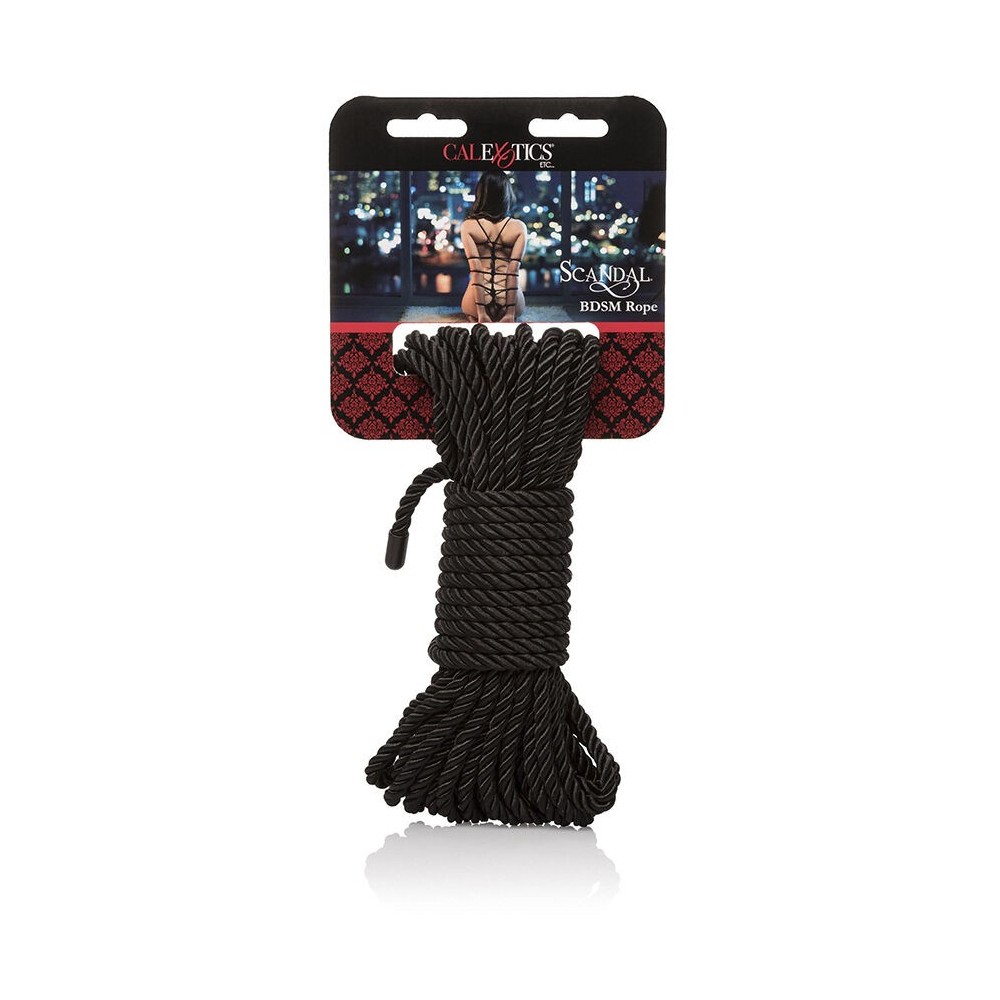 CALEXOTICS - SCANDAL CORDA NERA BDSM 10 M