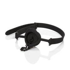 CALEXOTICS - SCANDAL MORDAÇA COM PLUG DE SILICONE PRETO