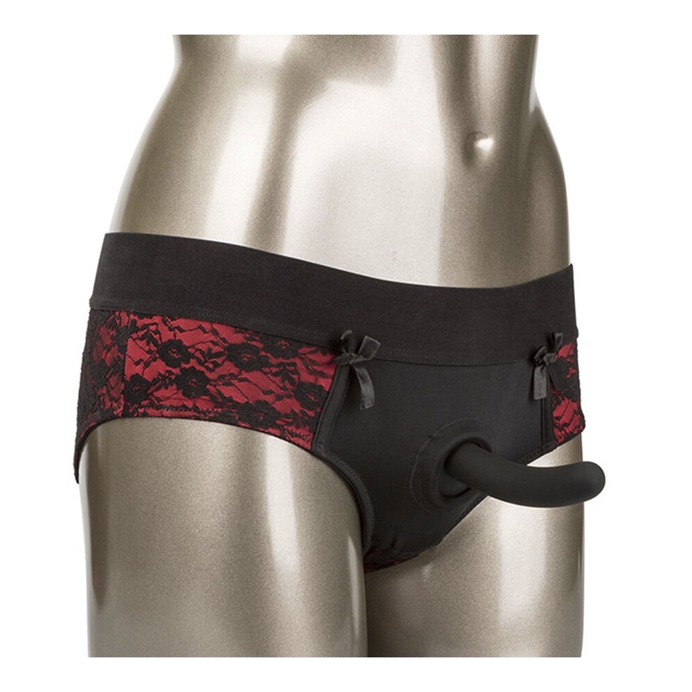 CALEXOTICS - SCANDALO SET DI SLIP SENZA CAVALLO CON DILDO TAGLIA S/M