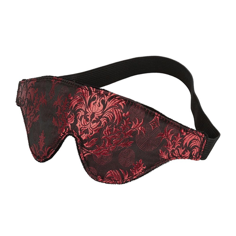 CALEXOTICS - SCANDAL MASCHERA OCCHI OPACA CON DETTAGLI ROSSI