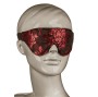 CALEXOTICS - SCANDAL MASCHERA OCCHI OPACA CON DETTAGLI ROSSI