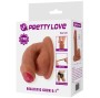 PRETTY LOVE - WARNELL DILDO ULTRA REALISTA E ELÁSTICO 9,5 CM MULATO