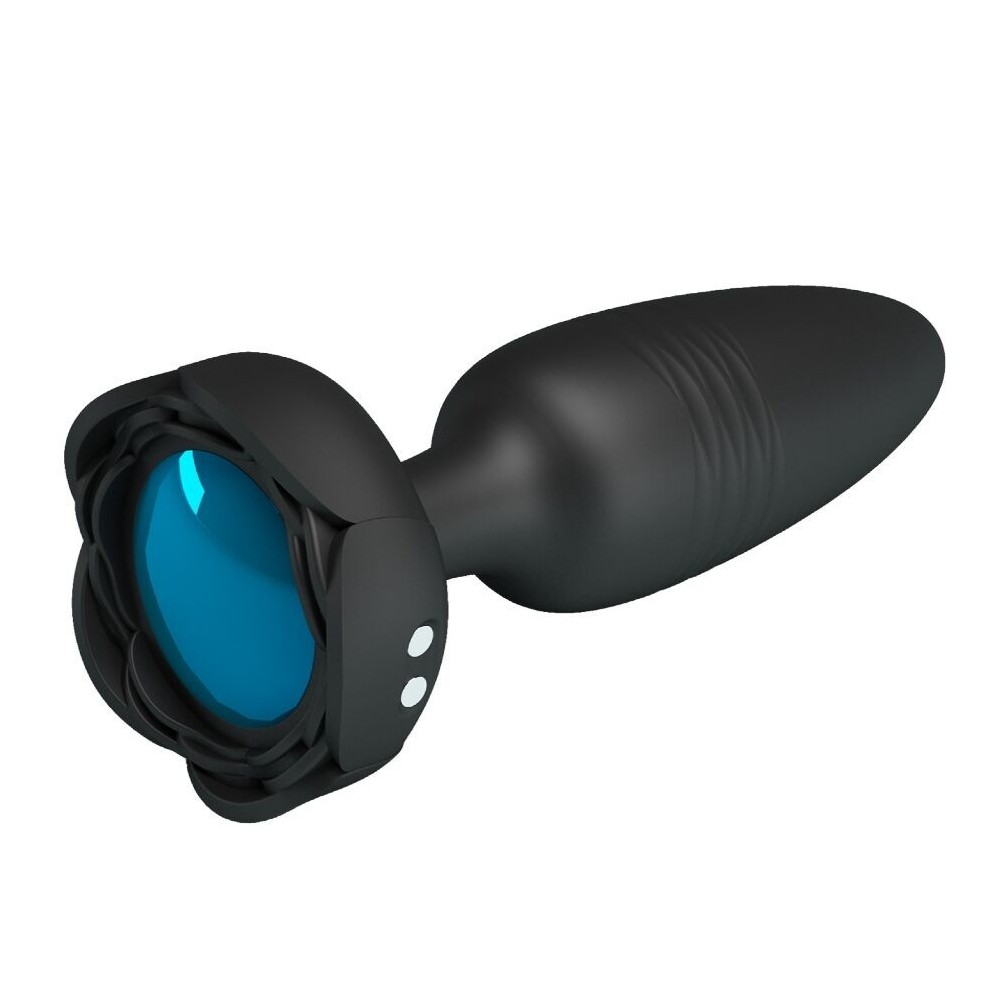 PRETTY LOVE - TARION PLUG ANALE CON LUCE LED NERO 12,5 CM