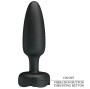 PRETTY LOVE - TARION PLUG ANAL AVEC LUMIÈRE LED NOIR 12,5 CM