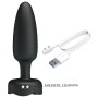 PRETTY LOVE - TARION PLUG ANALE CON LUCE LED NERO 12,5 CM