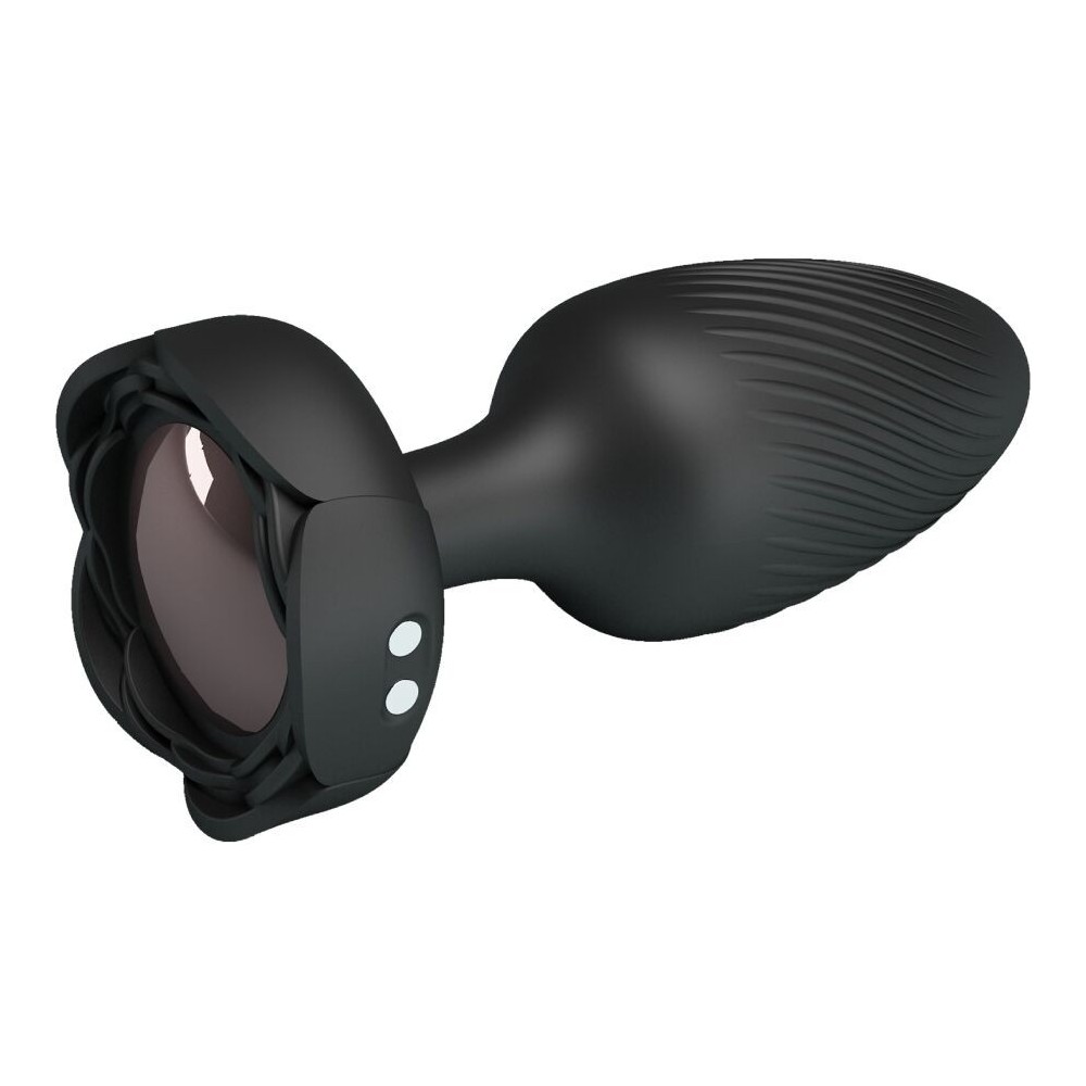 PRETTY LOVE - VARIAN ANAL PLUG MIT LED-LICHT SCHWARZ 10,8 CM