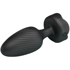 PRETTY LOVE - VARIAN ANAL PLUG WITH LED LIGHT BLACK 10.8 CM