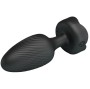 PRETTY LOVE - PLUG ANAL VARIAN AVEC LUMIÈRE LED NOIR 10,8 CM