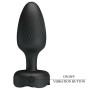 PRETTY LOVE - VARIAN ANAL PLUG WITH LED LIGHT BLACK 10.8 CM