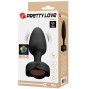 PRETTY LOVE - VARIAN ANAL PLUG WITH LED LIGHT BLACK 10.8 CM