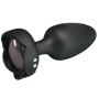 PRETTY LOVE - OSBORN ANAL PLUG WITH LED LIGHT BLACK 9.8 CM