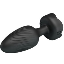 PRETTY LOVE - OSBORN PLUG ANAL AVEC LUMIÈRE LED NOIR 9,8 CM
