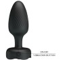 PRETTY LOVE - OSBORN ANAL PLUG WITH LED LIGHT BLACK 9.8 CM