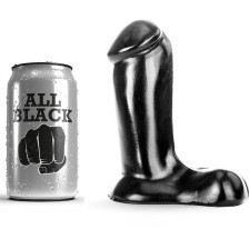 ALL BLACK - DILDO REALISTICO 14 CM