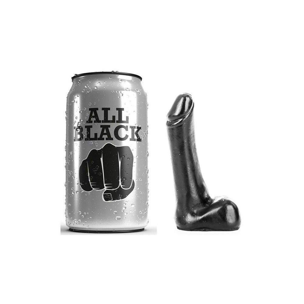 ALL BLACK - DILDO 9 CM