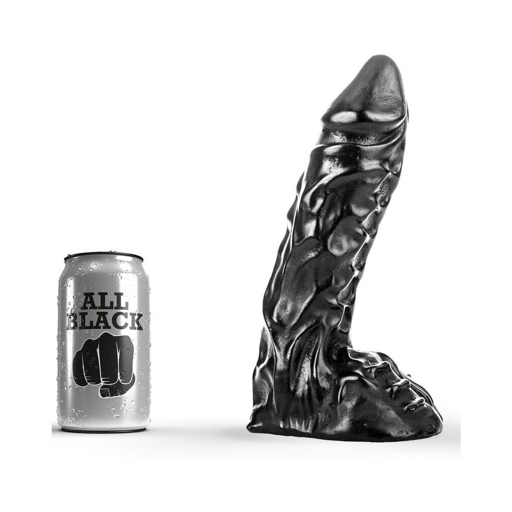 ALL BLACK - DILDO 23 CM