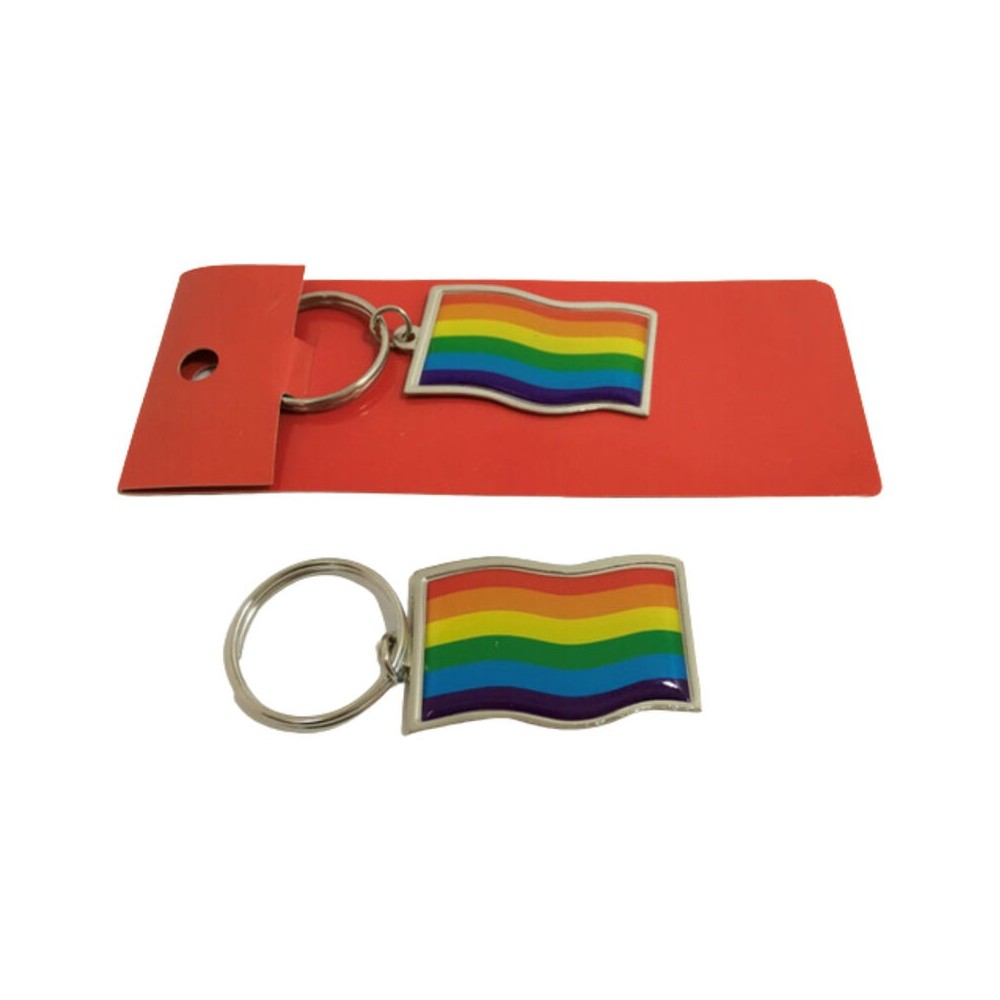 PRIDE - PORTE-CLÉS DRAPEAU LGBT