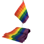 PRIDE - PETITE BANNIÈRE DRAPEAU LGBT
