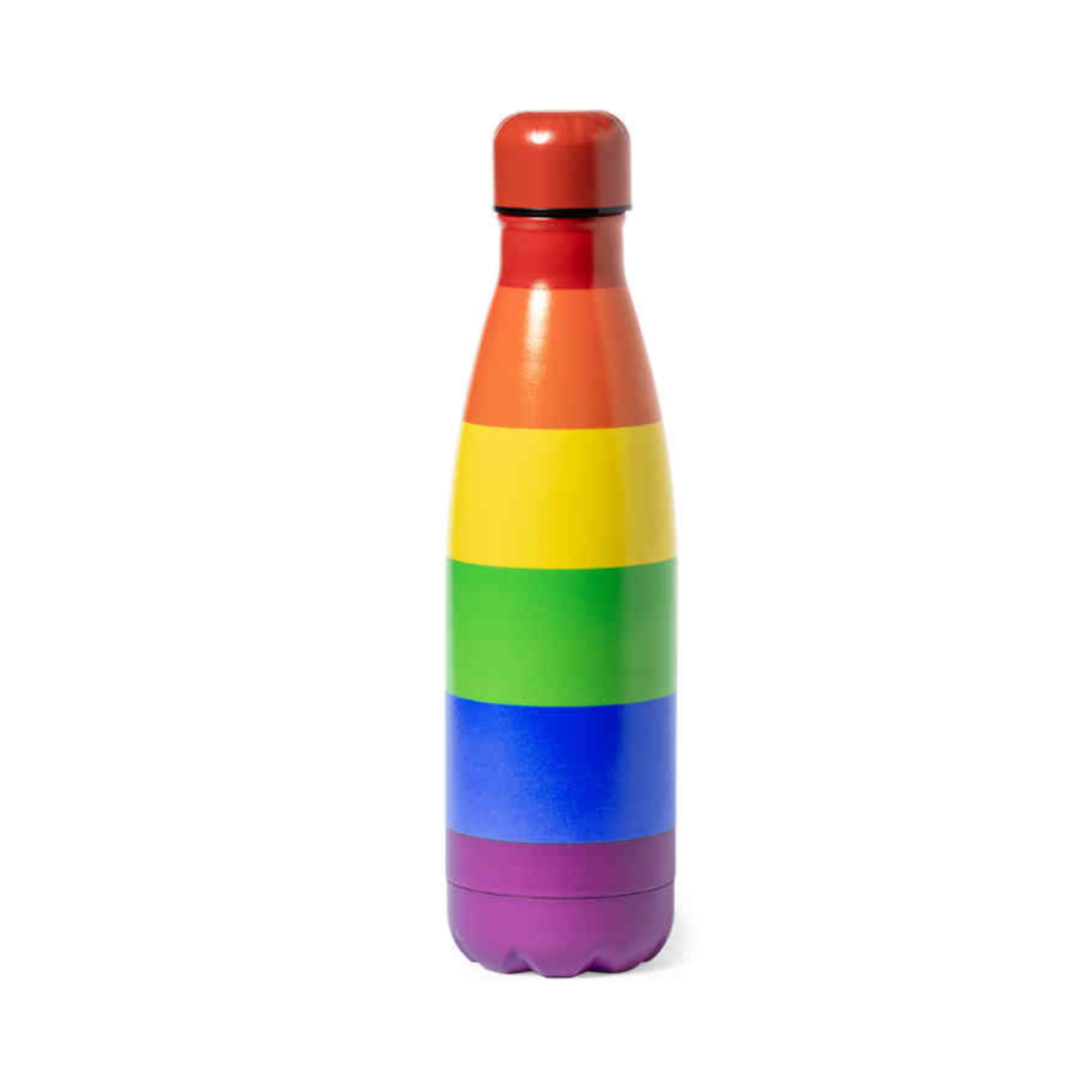 PRIDE - AQUECEDOR DE GUA METLICO COM BANDEIRA LGBT