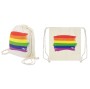 PRIDE - MOCHILA COM BANDEIRA LGBT DE ALGODO
