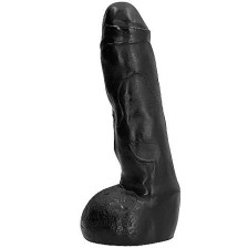 ALL BLACK - PENE ANALE REALISTICO 20 CM